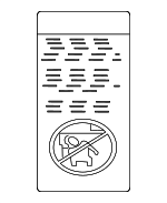 C2C40095 - : Air Bag Label for Jaguar: E-Pace, F-Pace, I-Pace, XE, XF, XFR, XFR-S, XJ, XJR, XJR575, XK, XKR, XKR-S Image