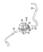 4893142AA - Engine: Make Up Air Hose for Fiat: 500 Image