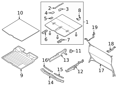 Interior Trim - Rear Body for 2019 Volvo XC40 #0