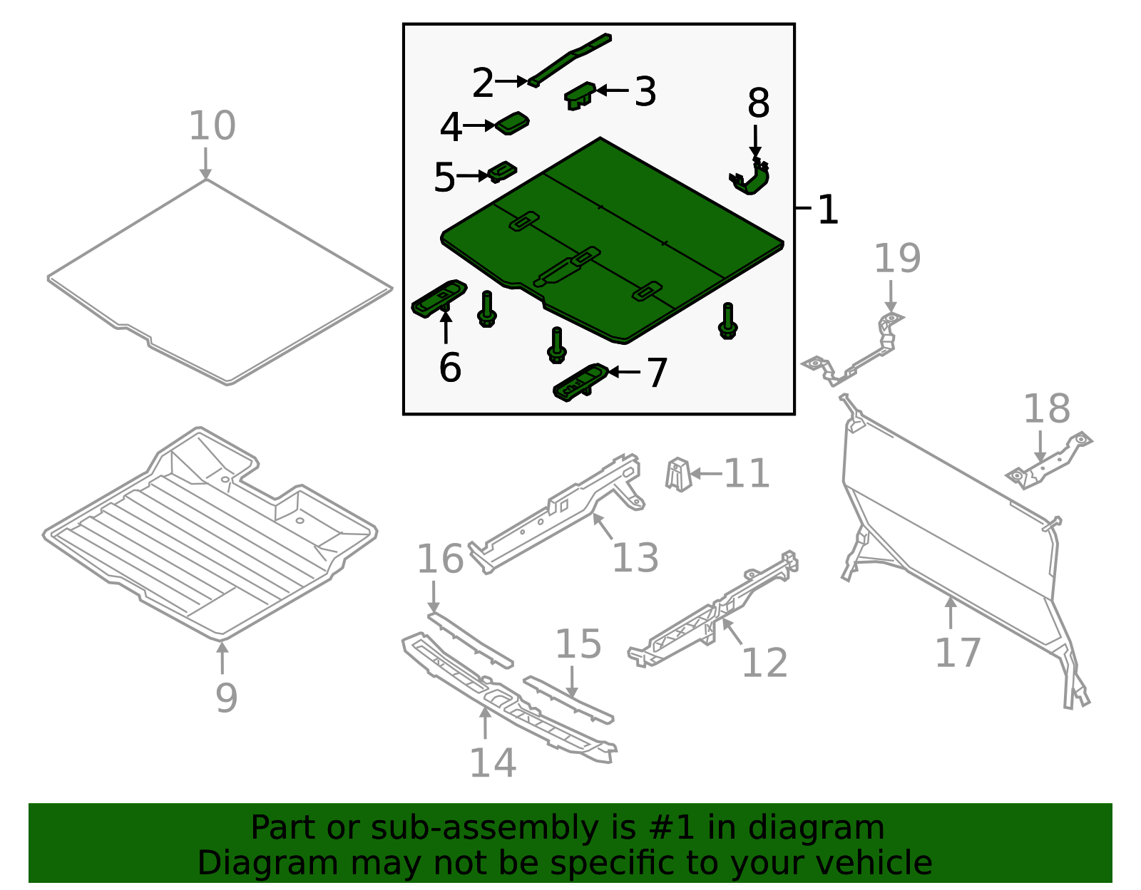 32394654 - High-Quality Floor Cover Panel for AutoNation Parts