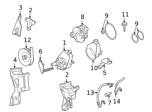 Pump & Hoses for 1996 Chevrolet K1500 Pickup #0