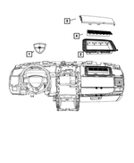 4680902AF - : Passenger Air Bag for Mopar Image