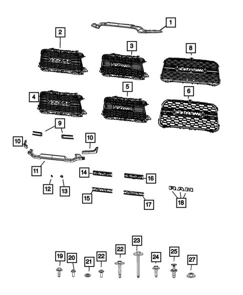 Grilles for 2022 Ram 3500 #2