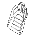 976885805AGIG0 - : Seat Back Cover for Porsche: Panamera Image