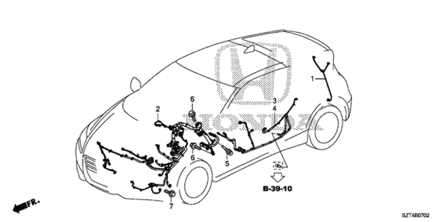 Wire Harness (2) for 2012 Honda CR-Z #0