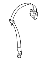 72117127432 - Electrical: Center Belt Assembly for BMW: 525i, 525xi, 528i, 528i xDrive, 528xi, 530i, 530xi, 535i, 535i GT, 535i xDrive, 535xi, 545i, 550i, 550i GT, 550i GT xDrive, M5 Image