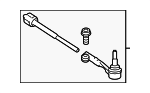 32106863859 - Steering: Tie Rod Assembly for BMW Image