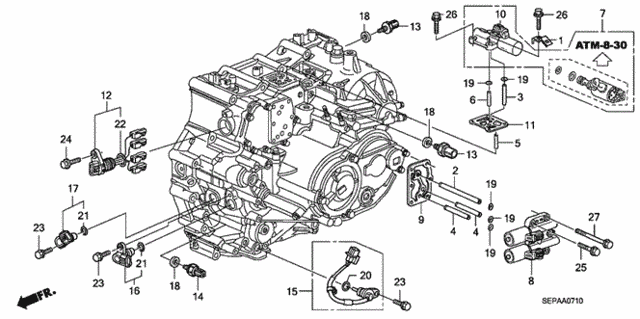 AT Sensor - Solenoid for 2008 Acura TL #0