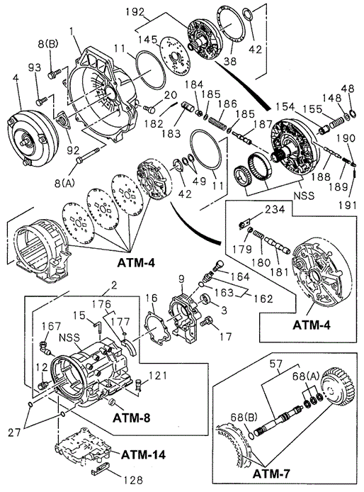 AT Case Converter - Oil Pump for 1996 Acura SLX #0