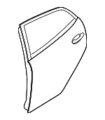 DRY17302XC - Body: Door Shell for Mazda: 2 Image