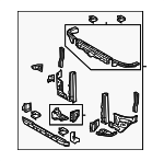 532010C071 - Belts &amp; Cooling: Radiator Support for Toyota: Sequoia, Tundra Image