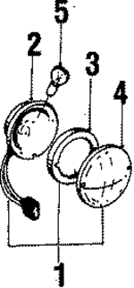 J0989852 - Electrical: Park Lamp for Jeep: CJ7 Image