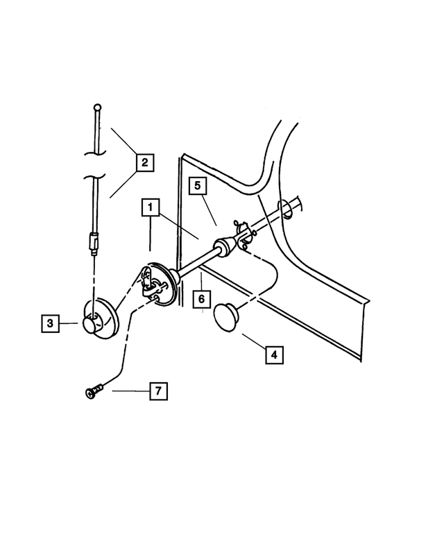 « 56038545AD – Instrument Panel and Radios and Consoles : Antenne Mat pour Mopar Image »