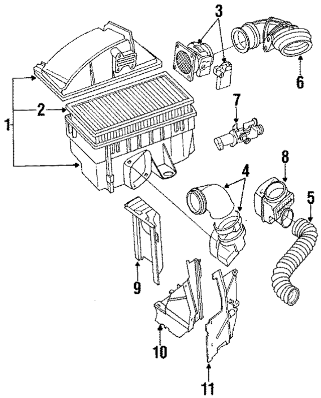 893805985 - Cooling System: Air Guide for Audi Image