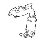 171500P090 - Exhaust: Exhaust Manifold for Toyota: RAV4, Sienna Image