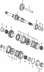 23926PB6010 - Transmission - Manual: WASHER, SPRING (22MM) for Honda Image
