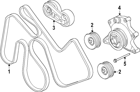 Belts & Pulleys for 2024 Ford F-450 Super Duty #6