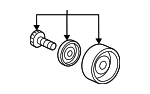 3118951BH02 - Cooling System: Tension Pulley for Honda Image