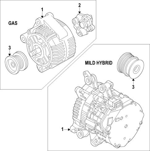 Alternator for 2019 Volvo S90 #1