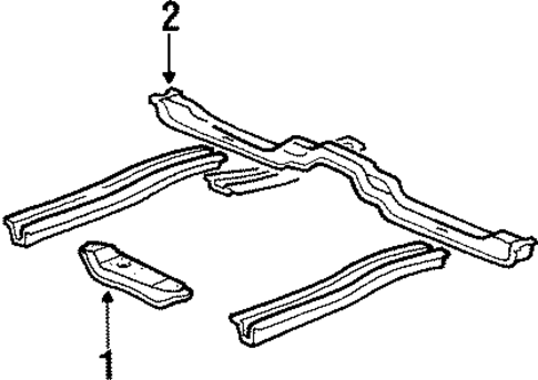Front Floor for 1988 Toyota Tercel #0