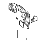 12756438 - : Trim Plate for Saab: 9-5 Image