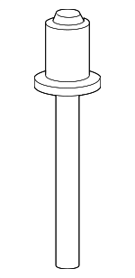 748G98J000 - Body: Upper Retainer Rivet for Nissan Image