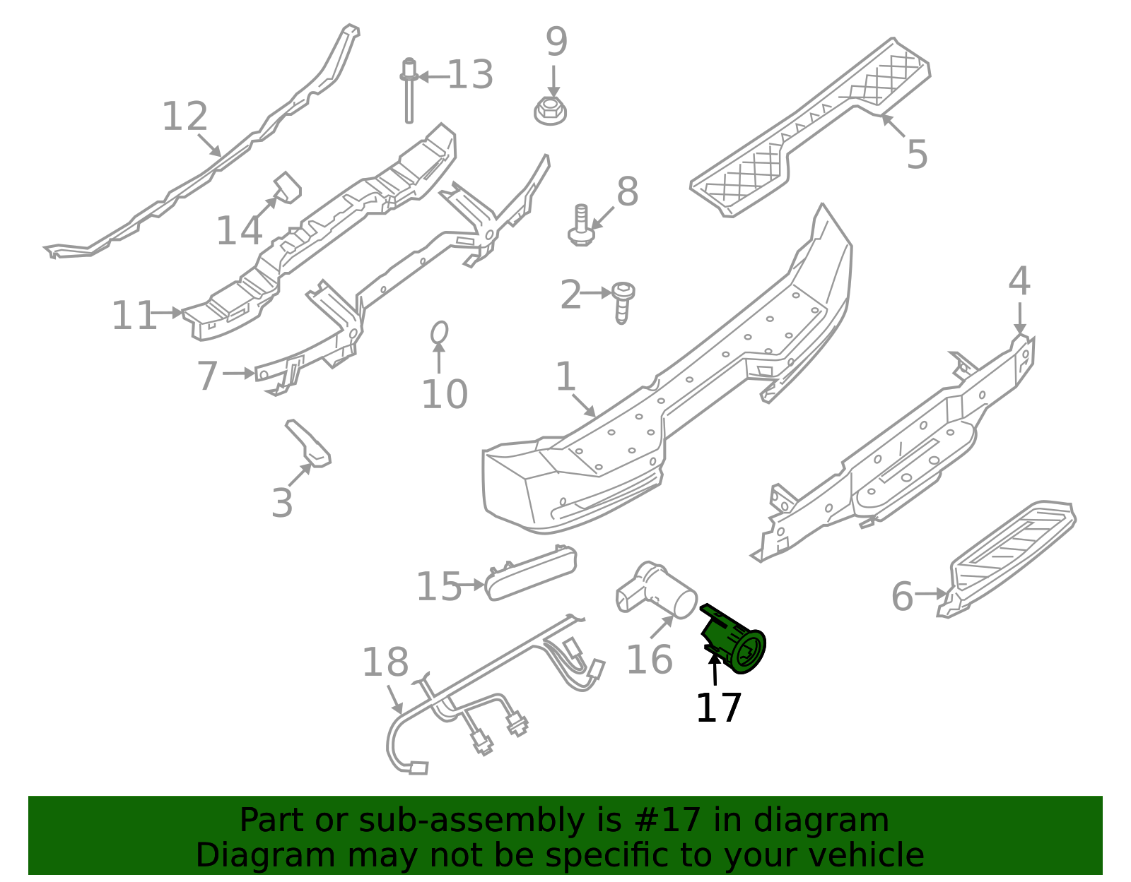 28452-ZQ00E - Reverse Sensor Bracket 2008-2012 Nissan Armada | Official ...