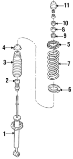 F4BZ18159A - Suspension: Bumper for Ford: Aspire Image
