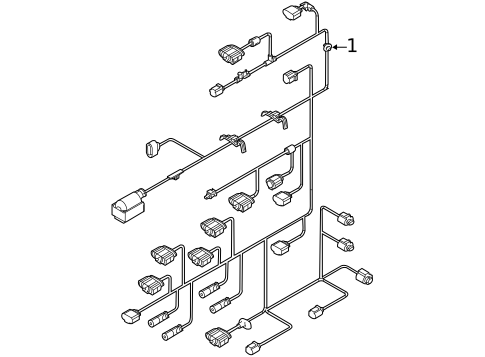 Wiring Harness for 2015 Volkswagen Jetta #0