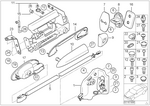 51218232132 - Bodywork: Rotary Latch Lock Right for BMW Image