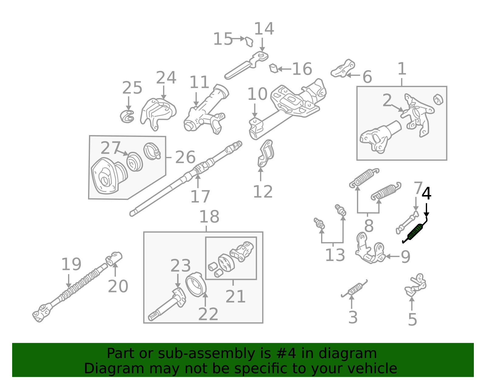 Steering Column Spring 90507-08017 | OEM Parts Online