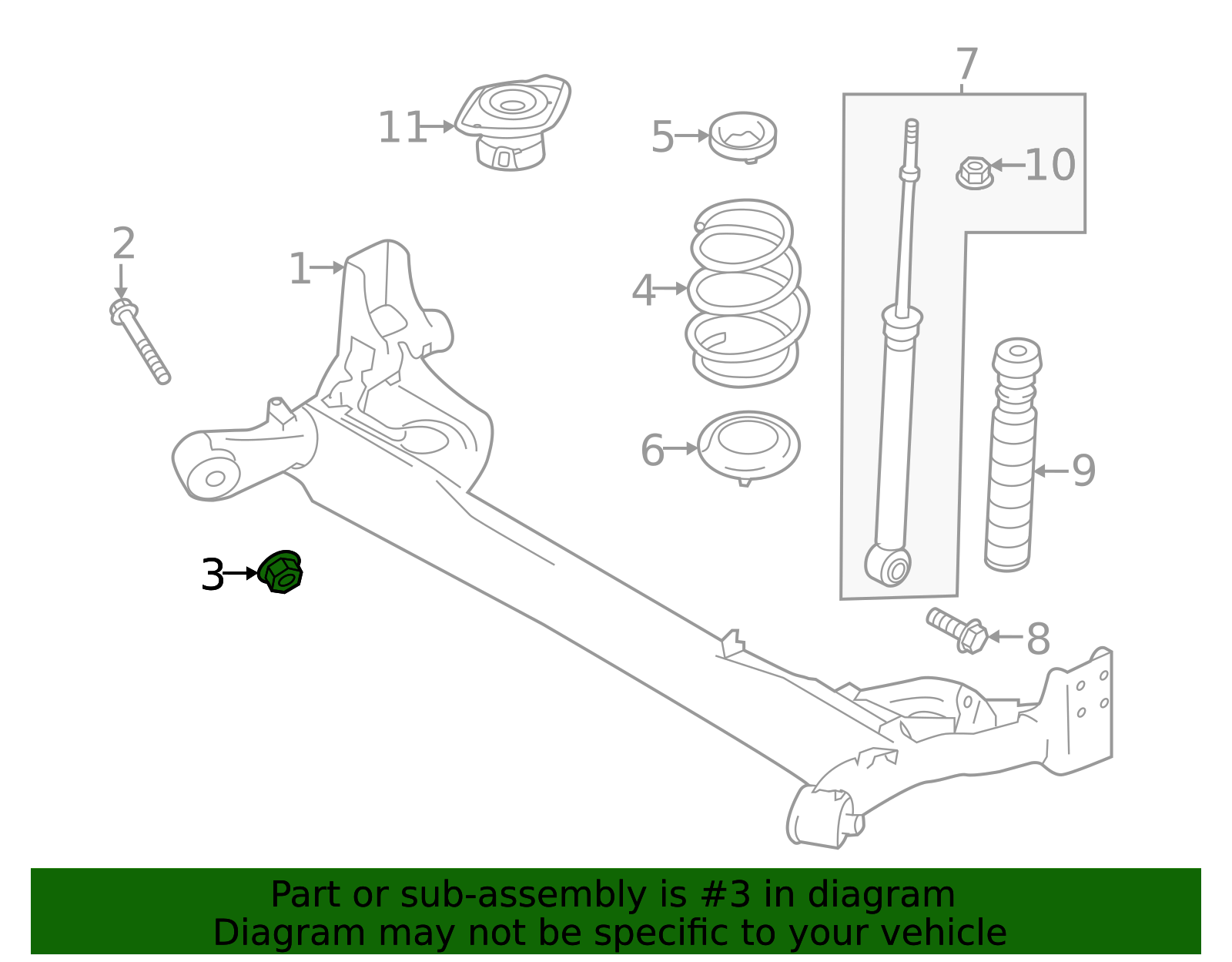 54588-5FA0A - Axle Beam Nut 2020-2026 Nissan | Official Nissan Parts Store