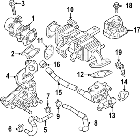 EGR System for 2023 Mazda CX-50 #0