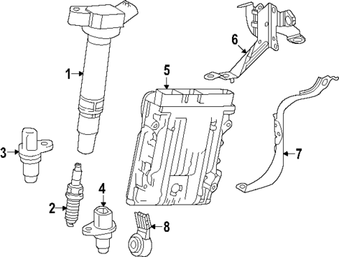 Ignition System for 2024 Toyota Land Cruiser #0