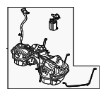 2324709100 - Fuel System: Fuel Tank for Mercedes-Benz Image