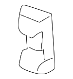 91501S70003 - Body: Lift Gate Glass Fastener for Honda: Accord, Civic, Clarity, CR-V, CR-Z, Element, Fit, HR-V, Insight, Odyssey, Pilot, Ridgeline Image