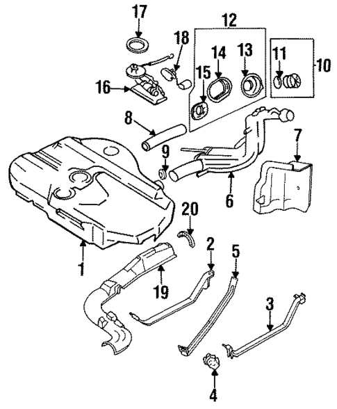 Senders for 1996 Mazda MX-6 #0