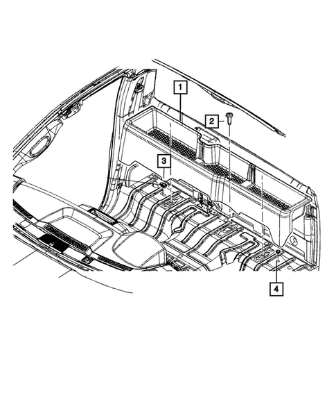 Rear Storage Compartment for 2017 Ram 3500 #3