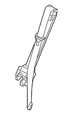 19148782 - Electrical: Belt &amp; Retractor for Buick: Rainier | Chevrolet: Trailblazer, Trailblazer EXT | GMC: Envoy, Envoy XL, Envoy XUV Image