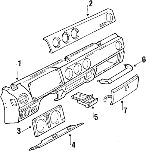 Instrument Panel for 1986 Suzuki Samurai | World OEM Parts Subaru
