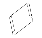 8101711 - Body: License Bracket for Mercedes-Benz Image
