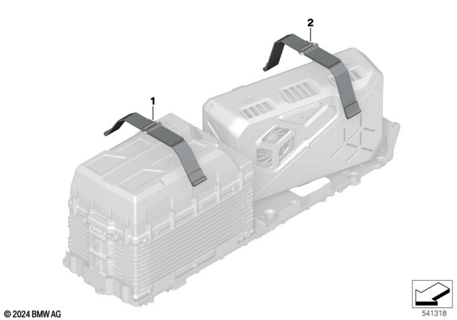 61215A875A0 - General Electrical System: Tensioning Strap, Front -  for BMW-Motorrad Image