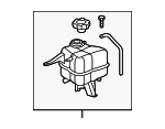 15875447 - Cooling System: Reservoir Tank for Cadillac: SRX, STS Image