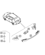 68438764AA - Electrical: License Plate Lamp for Mopar Image