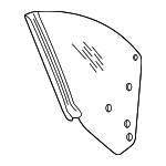 MR415823 - : Quarter Glass for Mitsubishi: Eclipse Image