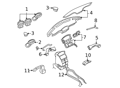 Ducts for 2004 Ford Focus #0