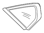 87820F6010 - : Quarter Glass for Kia Image