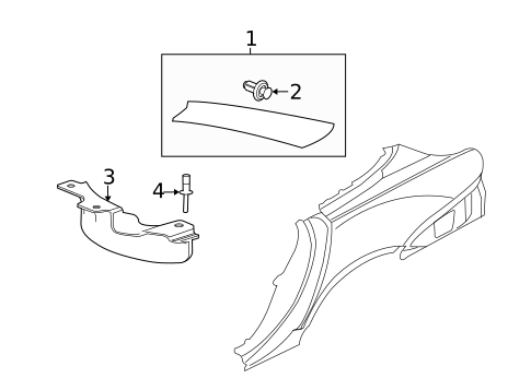 Exterior Trim - Quarter Panel for 2017 Jaguar XJR #0