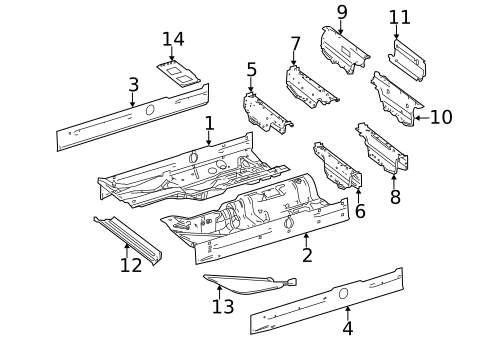 Floor for 2007 Mercedes-Benz R 63 AMG&reg; #0