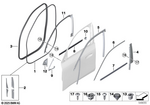 51335B50049 - : Mirror Triangle Cover Left Front for BMW Image